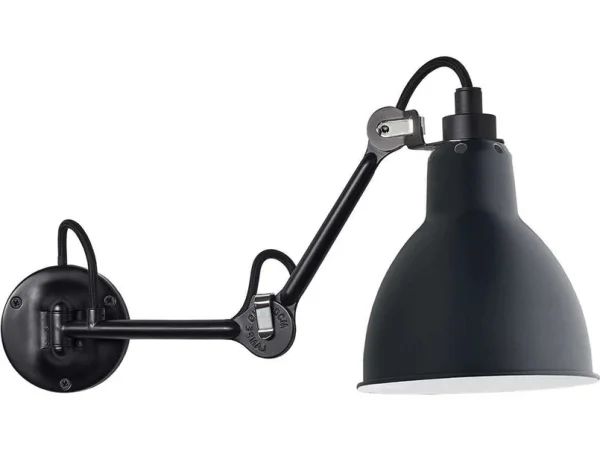Lampe Gras - 204 Wandleuchte Schwarz/Blau