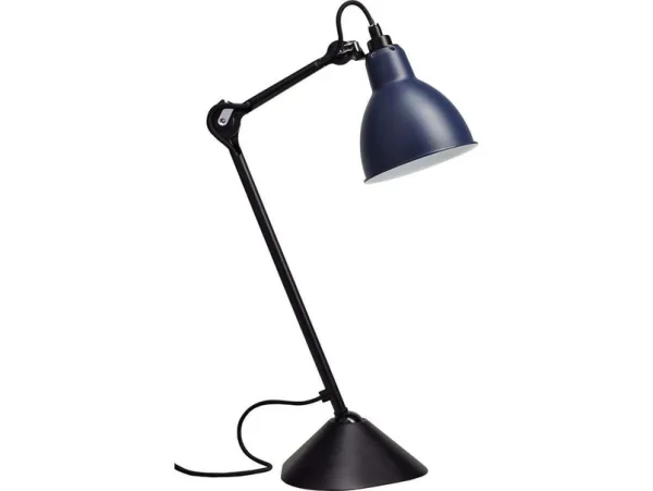 Lampe Gras - 205 Tischleuchte Schwarz/Blau