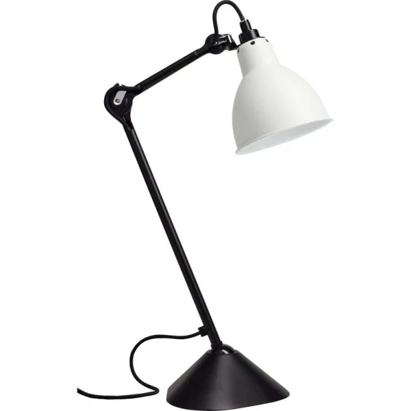 Lampe Gras - 205 Tischleuchte Schwarz/Weiß