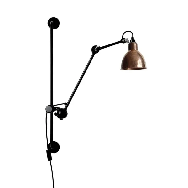 Lampe Gras - 210 Wandleuchte Schwarz/Kupfer