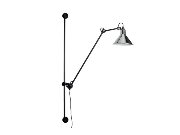 Lampe Gras - 214 Wandleuchte Conic Chrom