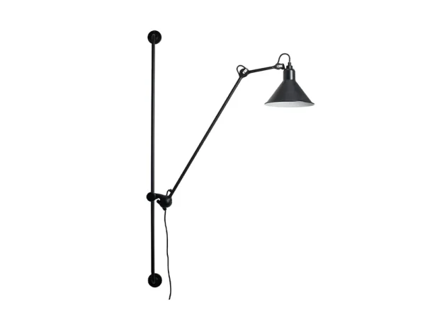 Lampe Gras - 214 Wandleuchte Conic Schwarz