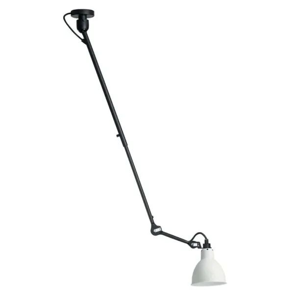Lampe Gras - 302 Deckenleuchte Schwarz/Weiß