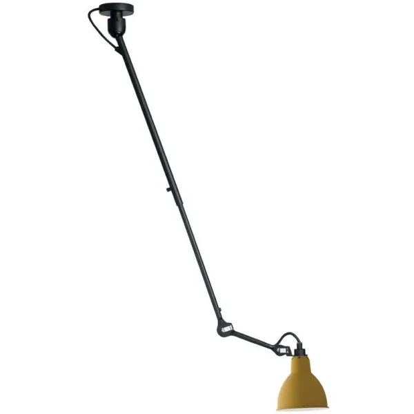 Lampe Gras - 302 L Deckenleuchte Schwarz/Gelb