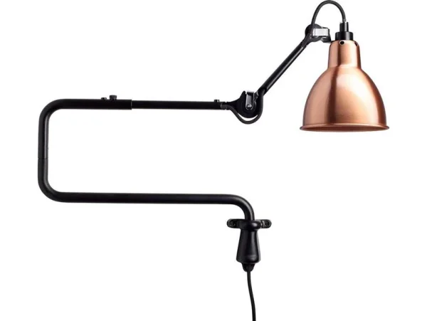 Lampe Gras - 303 Wandleuchte Schwarz/Kupfer