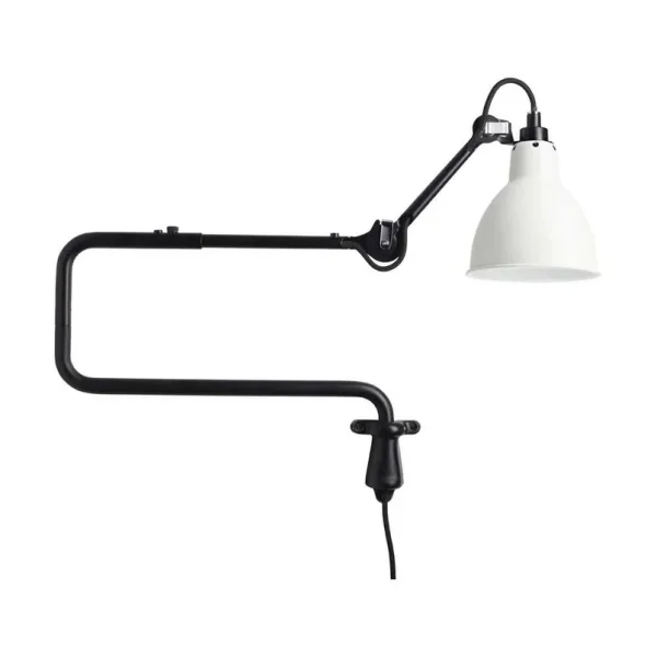 Lampe Gras - 303 Wandleuchte Schwarz/Weiß