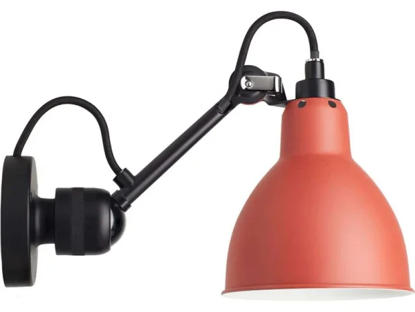 Lampe Gras - 304 Wandleuchte Rot