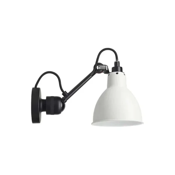 Lampe Gras - 304 Wandleuchte Schwarz/Weiß