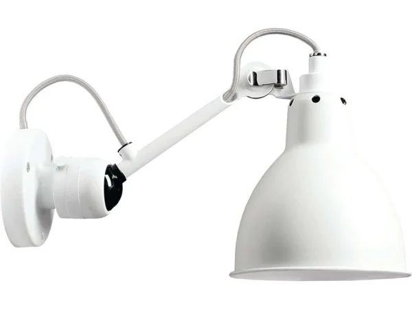 Lampe Gras - 304 Wandleuchte Weiß/Weiß