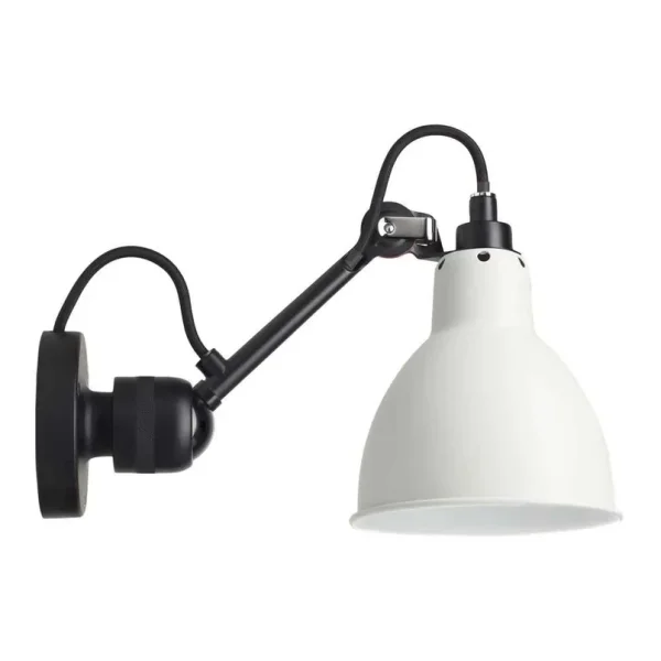Lampe Gras - 304CA Wandleuchte Schwarz/Weiß