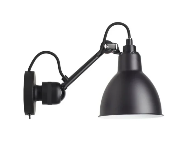 Lampe Gras - 304SW Wandleuchte Schwarz