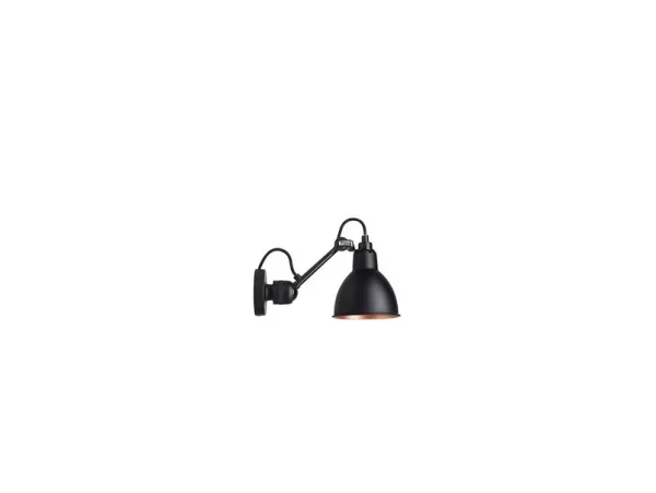 Lampe Gras - 304SW Wandleuchte Schwarz/Schwarz/Kupfer