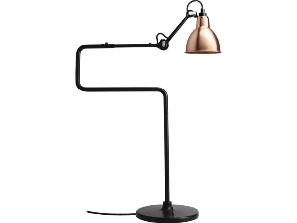 Lampe Gras - 317 Tischleuchte Schwarz/Kupfer
