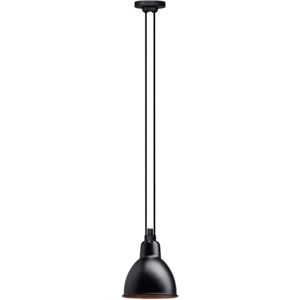 Lampe Gras - 322 L Pendelleuchte Round Black/Copper