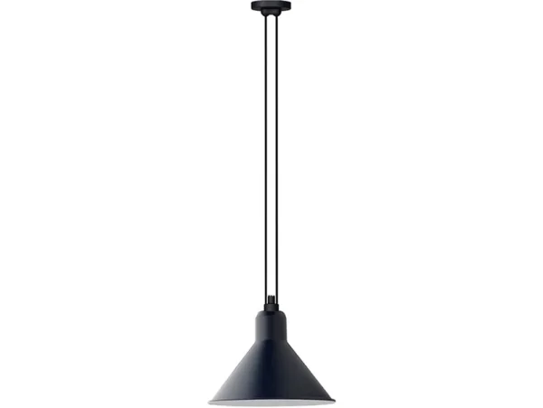 Lampe Gras - 322 XL Pendelleuchte Konisch Blau