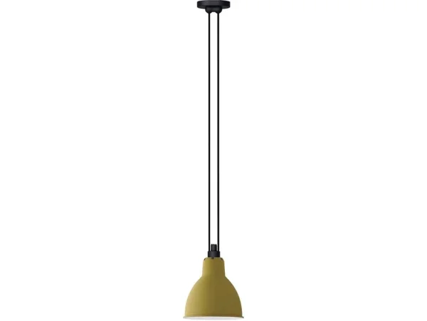 Lampe Gras - 322 XL Pendelleuchte Round Yellow