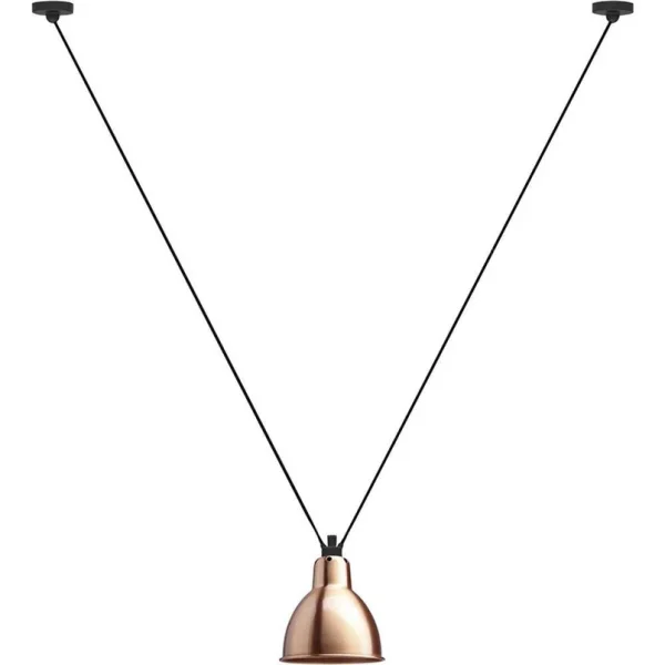 Lampe Gras - 323 L Pendelleuchte Round Copper