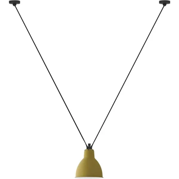 Lampe Gras - 323 L Pendelleuchte Round Yellow
