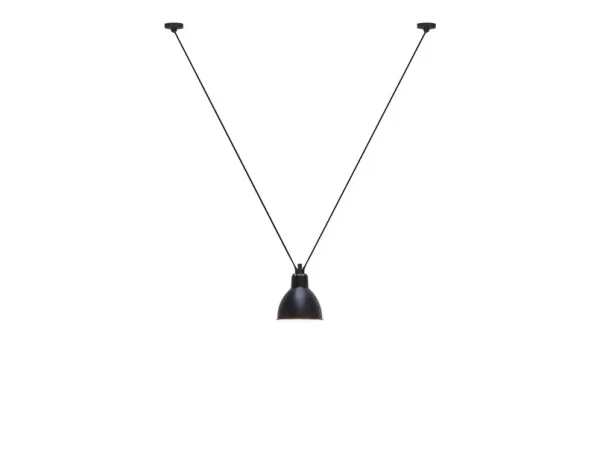 Lampe Gras - 323 XL Pendelleuchte Round Black