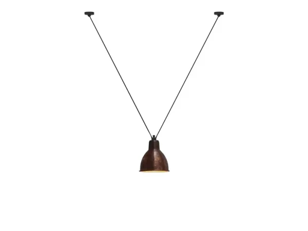 Lampe Gras - 323 XL Pendelleuchte Round Raw Copper