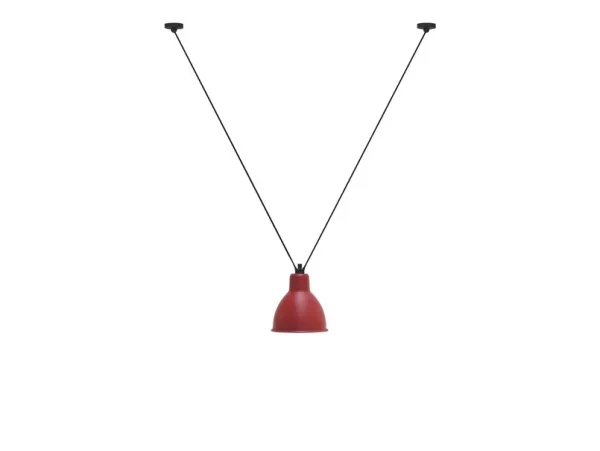 Lampe Gras - 323 XL Pendelleuchte Round Red