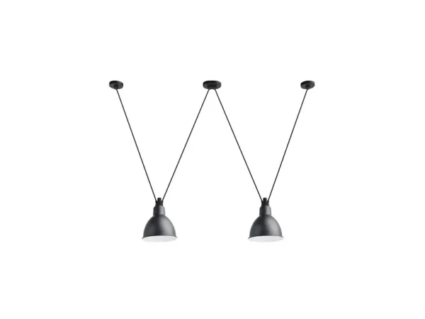 Lampe Gras - 324 XL Pendelleuchte Round Black