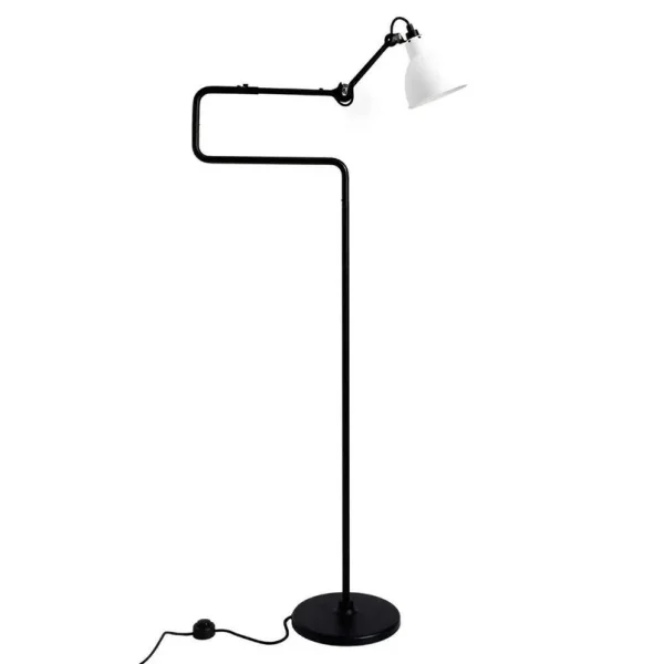 Lampe Gras - 411 Stehleuchte Schwarz/Weiß