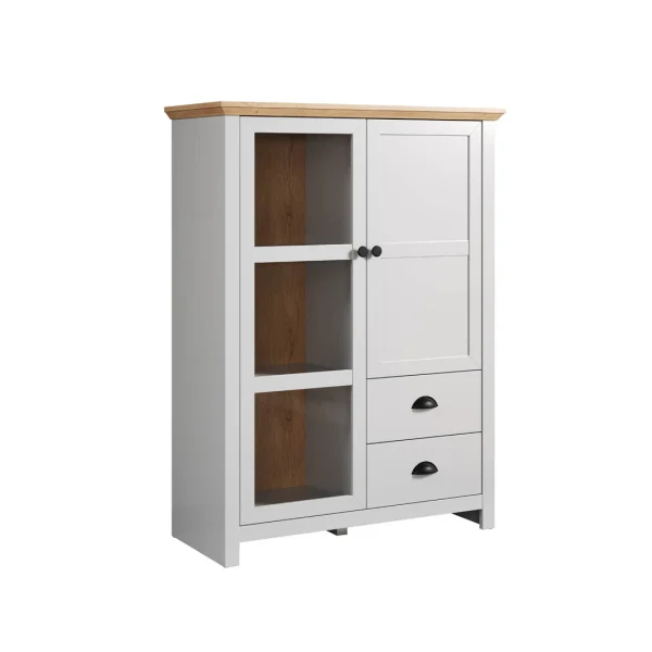 Landside Sideboard 2 Türen, 2 Schubladen, grau.