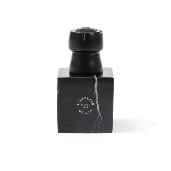 L'Atelier du Vin Champagner Korkenstopper Schwarz-Marmor