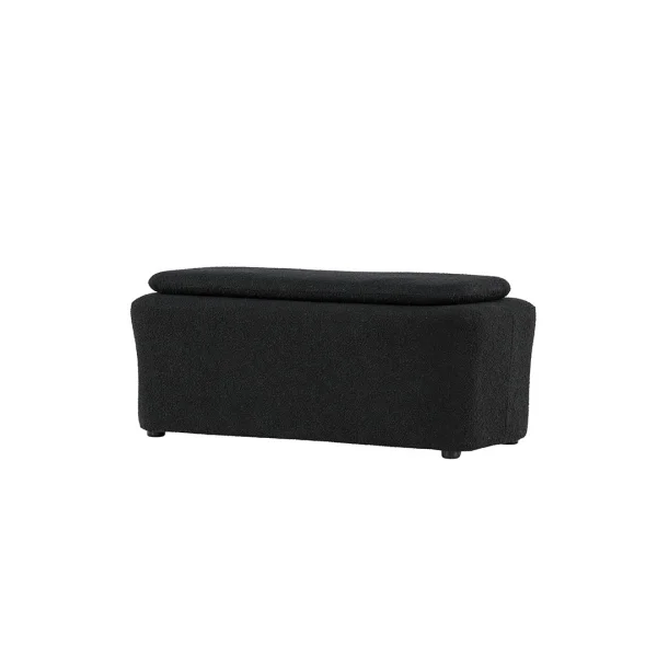 Laurel Pouf schwarz.