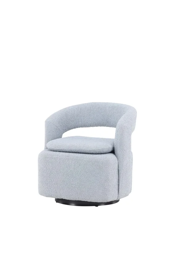 Laurel Sessel Drehfunktion blau.