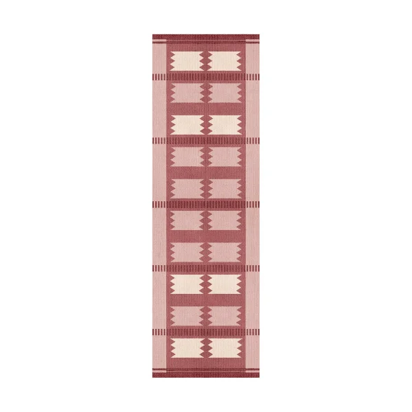Layered Röllakan Iris Flurteppich Rasberry