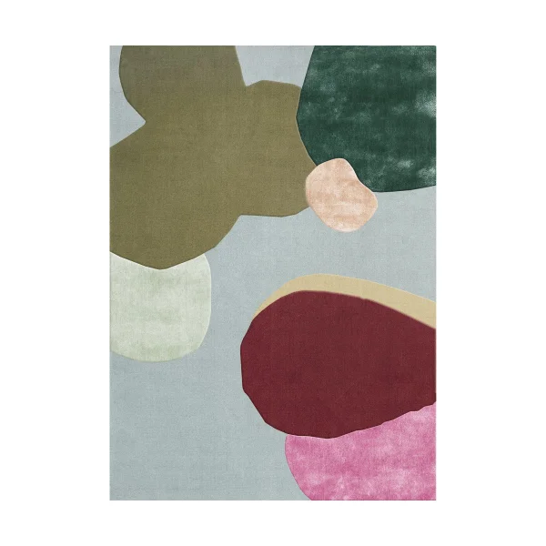 Layered Sleeping Flower Wollteppich 200x300 cm