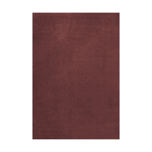 Layered Solid Wool Wollteppich Ruby red, 250x350 cm
