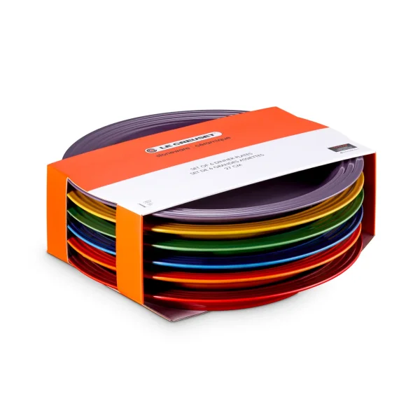 Le Creuset Signature Steingut Teller 6-teilig Rainbow