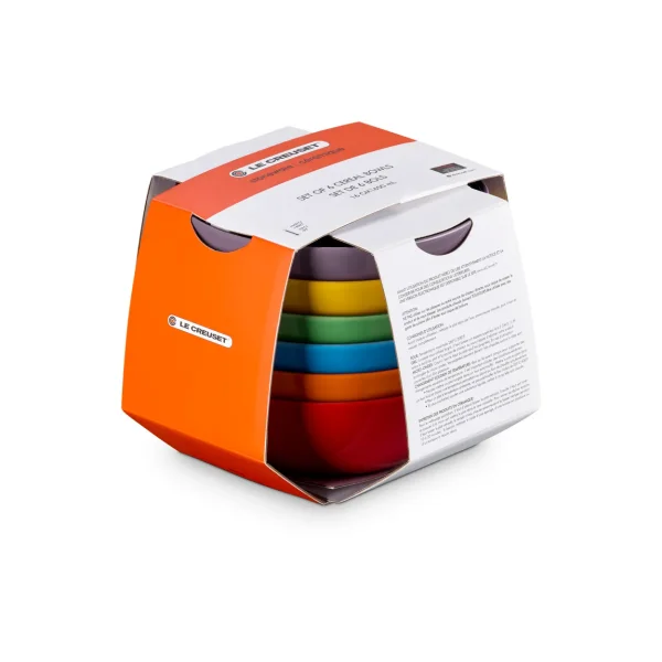 Le Creuset Signature Steinzeug tiefer Teller 6-teilig Rainbow