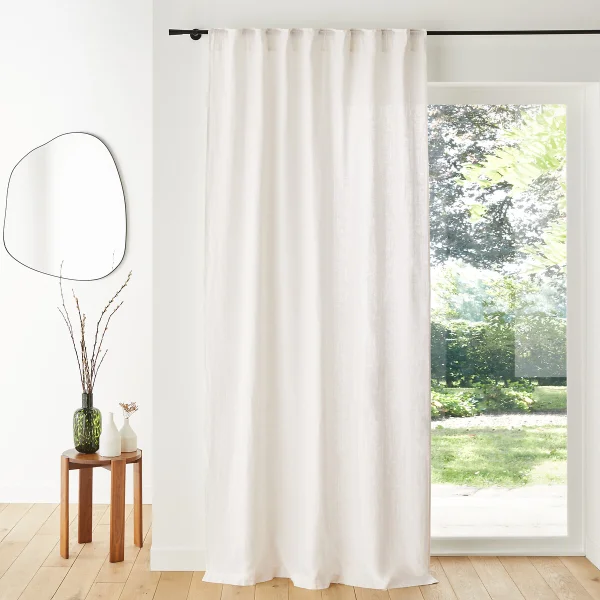Leinenvorhang Elba Mit Verdeckten Schlaufen 350 x 140 cm
