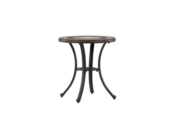 Leiria Cafetisch Ø60 braun.