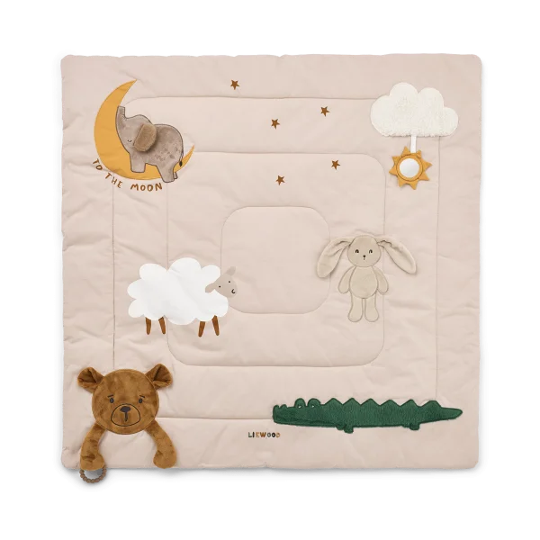 Liewood Bernet Aktivitätsdecke 95x95 cm Sandy multi mix