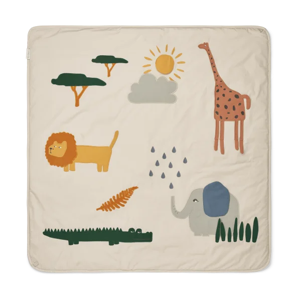 Liewood Glenn Decke 110x110 cm Safari sandy mix