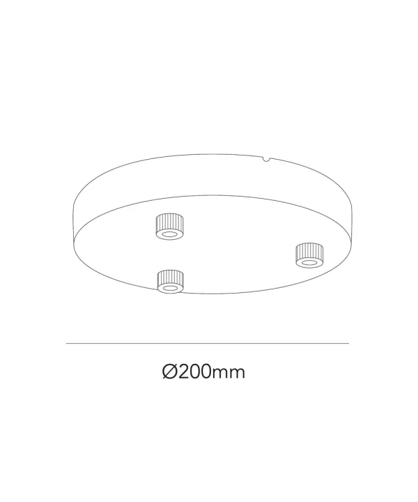 LIGHT-POINT - Ceiling Basis Ø200/3 Pendelleuchten White