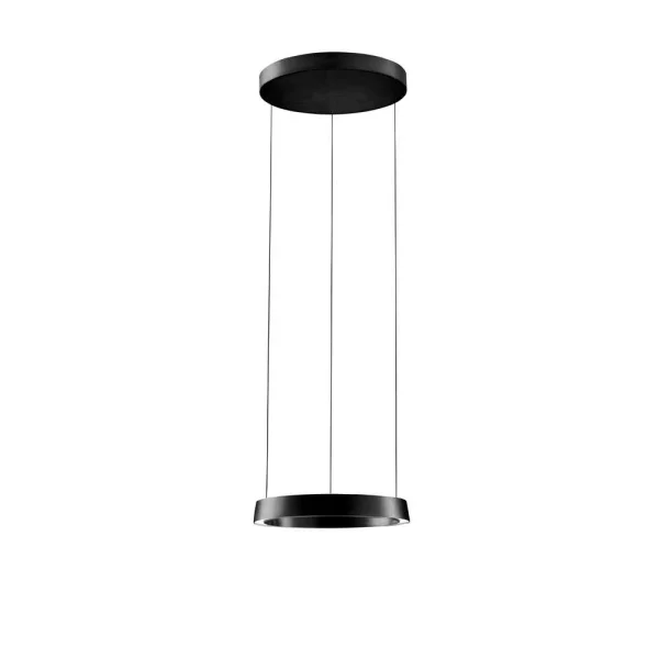 LIGHT-POINT - Edge Round Pendelleuchte Ø400 Carbon Black