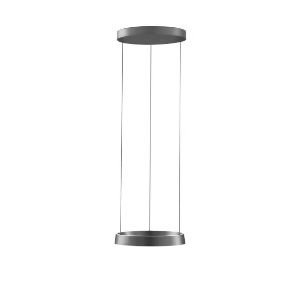 LIGHT-POINT - Edge Round Pendelleuchte Ø400 Titanium