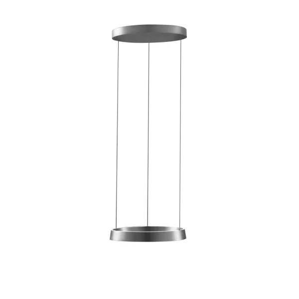 LIGHT-POINT - Edge Round Pendelleuchte Ø500 Titanium