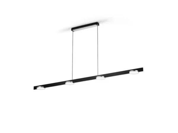 LIGHT-POINT - Inlay S1800 Linear Pendelleuchte, schwarz/silber