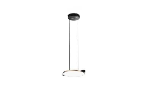 LIGHT-POINT - Inlay S2 Disc Hängelampe Ø34,2cm, schwarz/gold