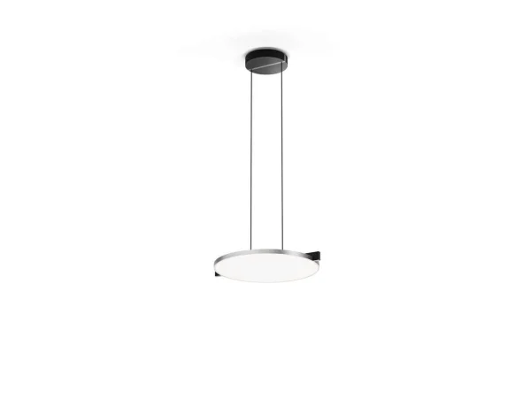 Light-Point - Inlay S3 Disc Pendelleuchte Matt Black/Satin Silver