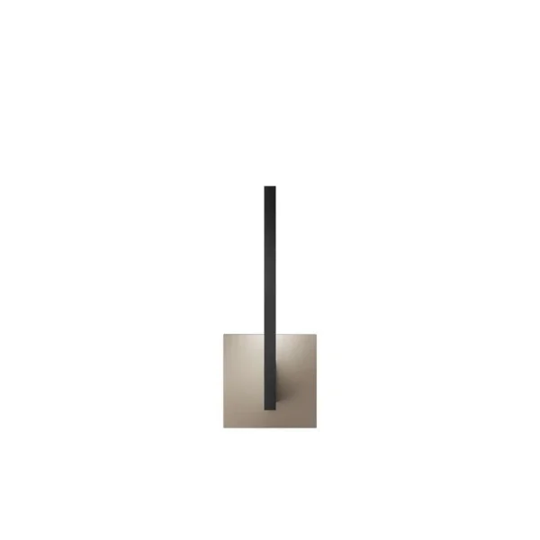 LIGHT-POINT - Inlay W1 Linear Wandlampe, schwarz/gold, CCT