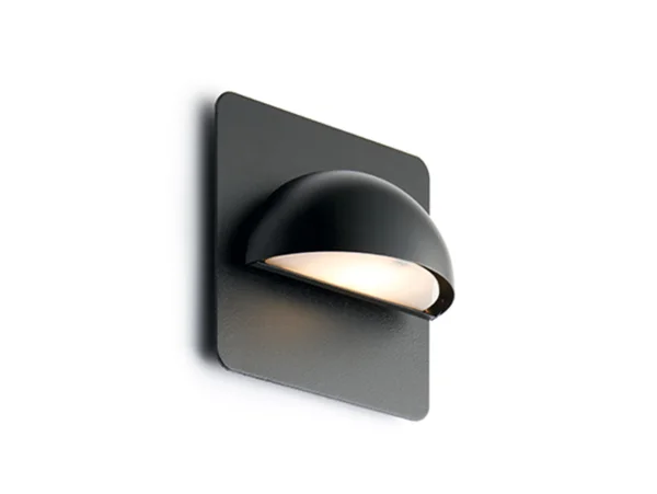 LIGHT-POINT - Rørhat Außen Wandleuchte w/Backplate Schwarz