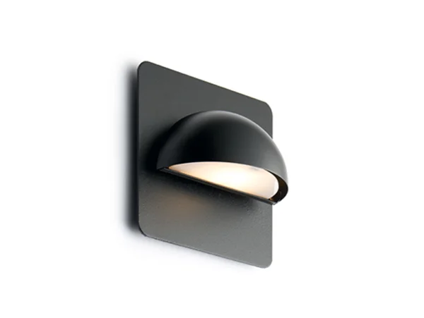 LIGHT-POINT - Rørhat LED Außen Wandleuchte w/Backplate Schwarz